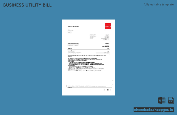 Beispielrechnung für Geschäftskunden von Tele Ring in Schweden (Vorschau)